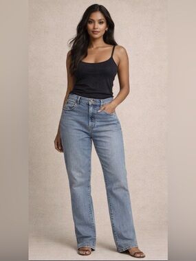 Lauren Jeans Co. Ralph Lauren,
Medium Wash, Classic Straight-Leg, Size 16W GUC